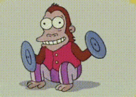 chimp with cymbals