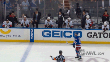 ice hockey empty bench GIF by NHL