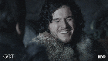 Happy Jon Snow GIF by Game of Thrones