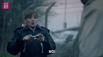 no way police GIF by BBC