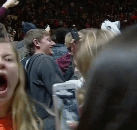excited virginia tech GIF