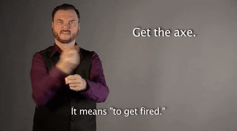 sign language get the axe GIF by Sign with Robert