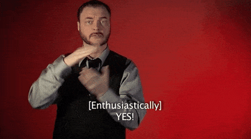 sign language yes GIF by Sign with Robert