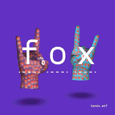 fox GIF by hands.wtf