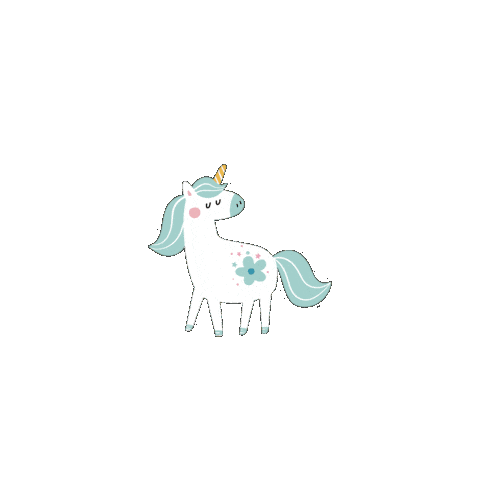 Bear Unicorn Sticker by Vyrobeniny