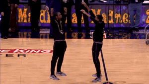 new orleans pelicans dancing GIF by NBA