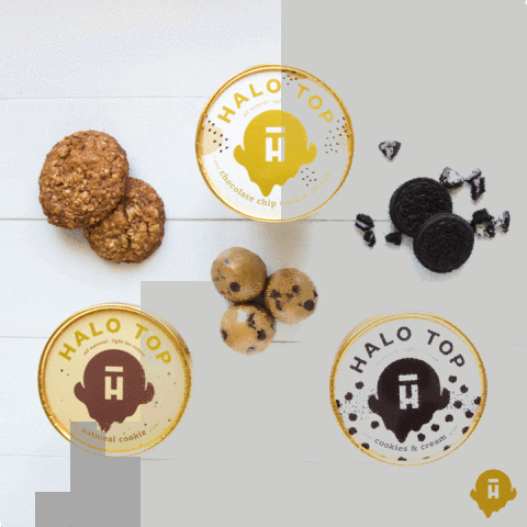 cookies nom GIF by Halo Top Creamery