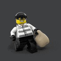 Bank Robber GIF by LEGO