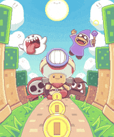 Captain Toad Nintendo GIF by Paul Robertson