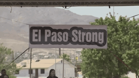 Sign saying "El Paso Strong"