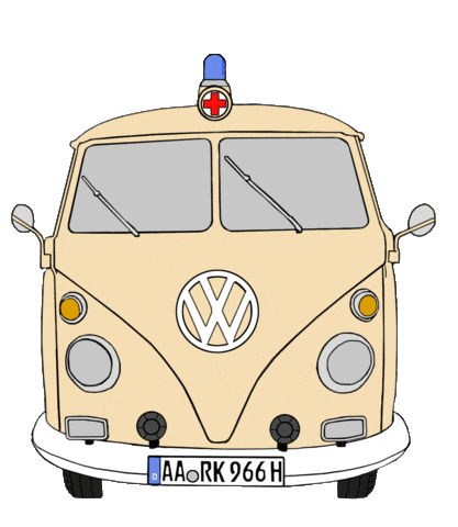 Volkswagen Vw Sticker by DRK Aalen