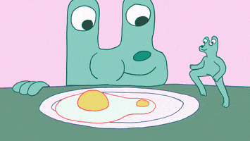 Sunny Side Up Breakfast GIF by Shane Beam