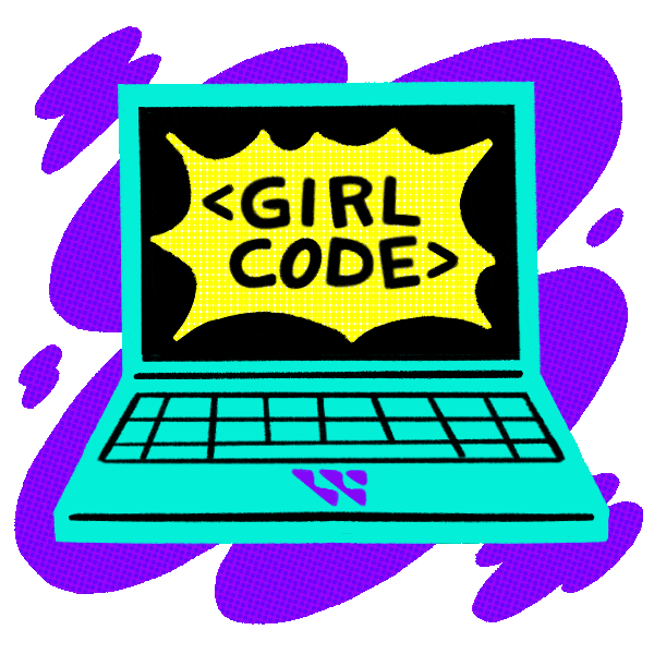 Women Coding Sticker By Western Digital Emojis & GIF
