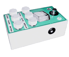 Guitar Pedal 3D Sticker by The NGB