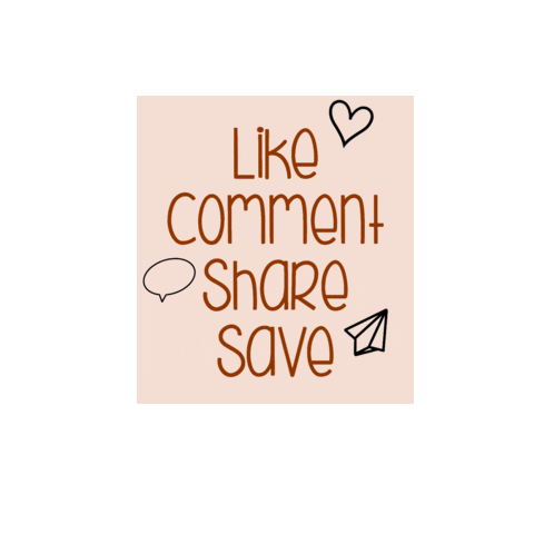 Share Save Sticker