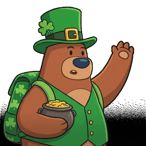 St Patrick Sticker Sticker by My Neighbor Alice