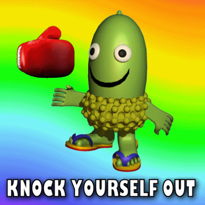 Knock Yourself Out Do It GIF
