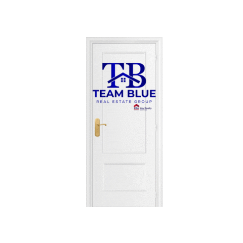 Team Blue Real Estate Sticker