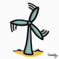 Renewable Energy Fan GIF by Drawify