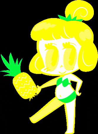 Girl Pineapple GIF