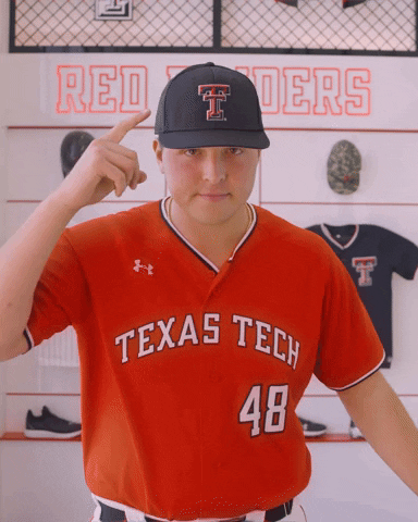 Mac Heuer GIF by Texas Tech Baseball