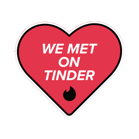 Heart Love Sticker by TINDER