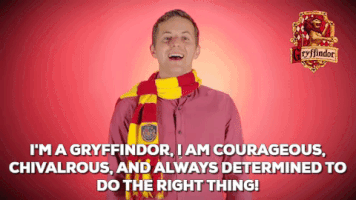 ProudGryffindor buzzfeed harry potter gryffindor GIF