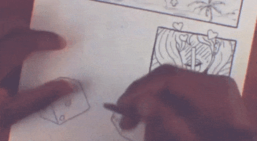 Draw Good Luck GIF by EsZ Giphy World
