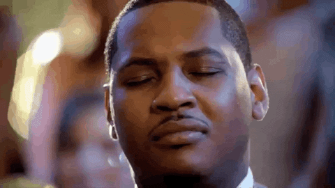 Carmelo Anthony Eyes Closed GIF - Find & Share on GIPHY