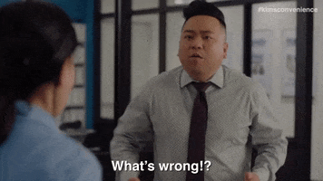 Whats Wrong Question GIF by Kim's Convenience