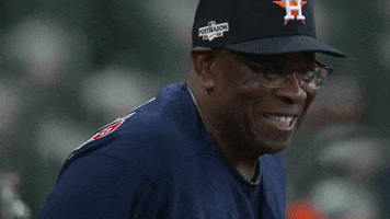 Happy Dusty Baker GIF by MLB