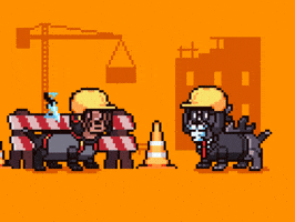 Dog Pixel GIF by Abstract HotDogs