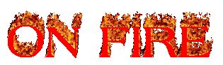 Fire Text Sticker by MAA FOR APPS