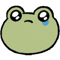 Sad Cry Sticker