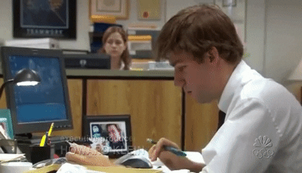 tired the office GIF