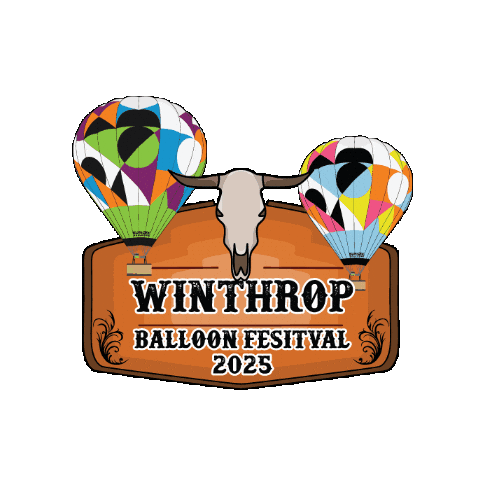 Hot Air Balloon Sticker by Seattle Ballooning