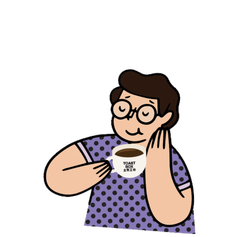 Coffee Morning Sticker by Toast Box