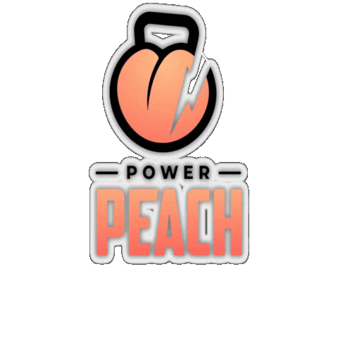 Power Peach Sticker by Luxalete Athletics