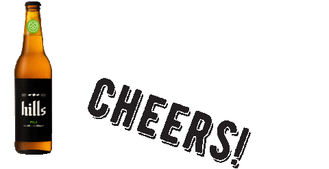Cheers Drinking Sticker By Hills Beer For Ios Android Giphy