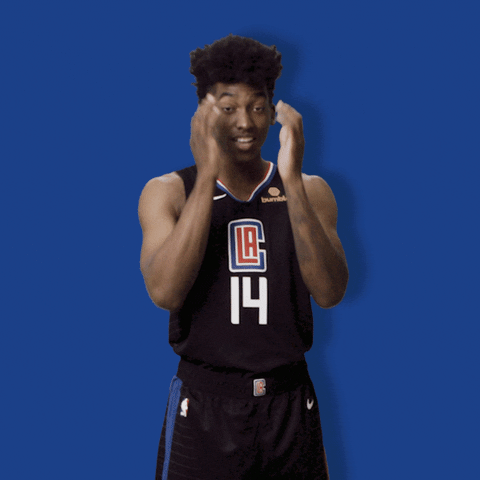 Shocked Los Angeles GIF by LA Clippers