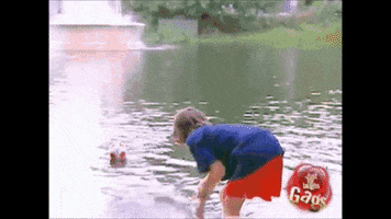 walk on water wtf GIF
