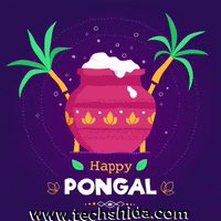 Happy Pongal GIF by techshida