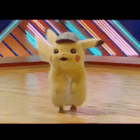 detective pikachu dancing GIF by 448 Studio