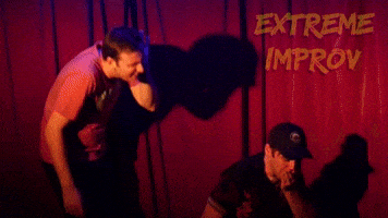 Musical Theatre Shut Up GIF by Extreme Improv