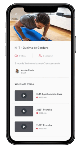 Aplicativo Treino Sticker