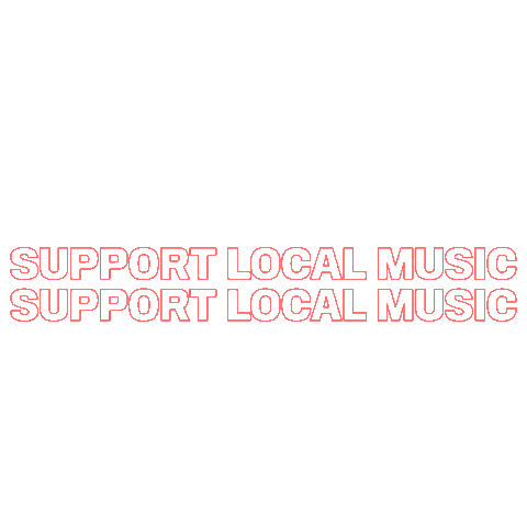 Support Local Music Sticker by Six15 Events