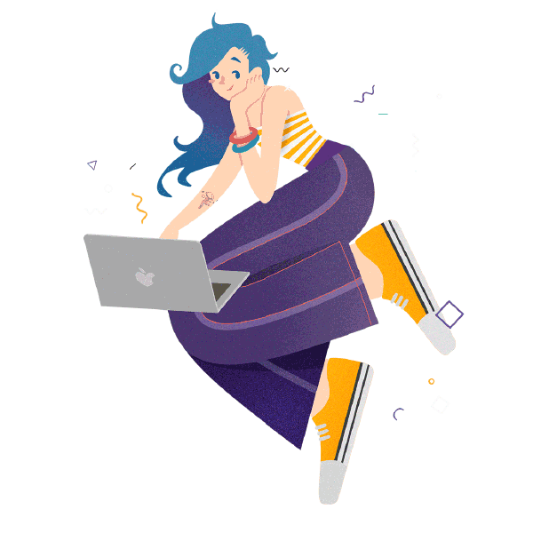Girl Sticker