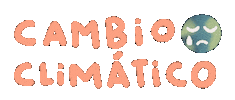 Cambio Climatico Sticker