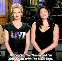 charlize theron television GIF by Saturday Night Live