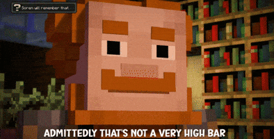 Awkward Minecraft Story Mode GIF